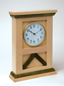 Click here to see the Bomoseen Country Collection mantle clock with forest green accent color