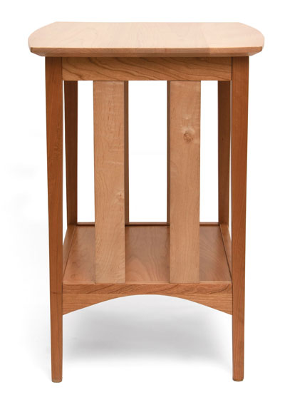 Chair Side Chest Tiger Maple